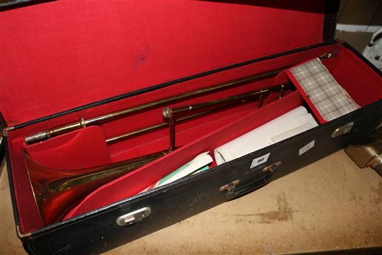 Trombone, in case